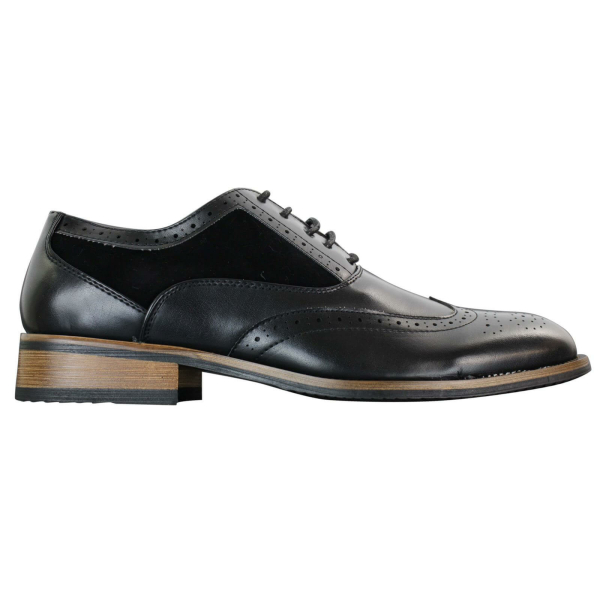 Mens Black Brogue Shoes