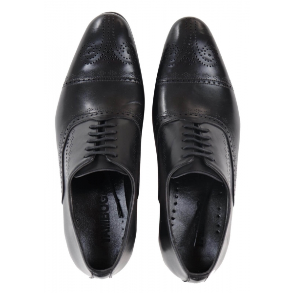 Mens Classic Black Brogue Shoes