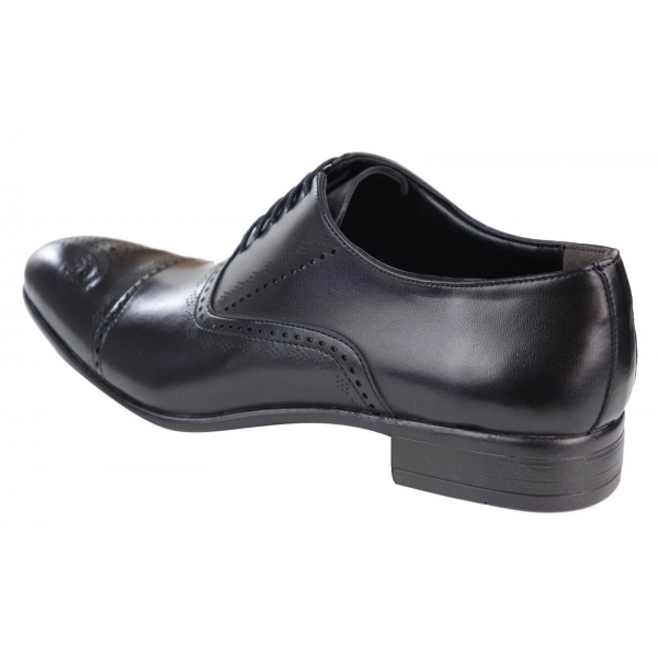 Mens Classic Black Brogue Shoes