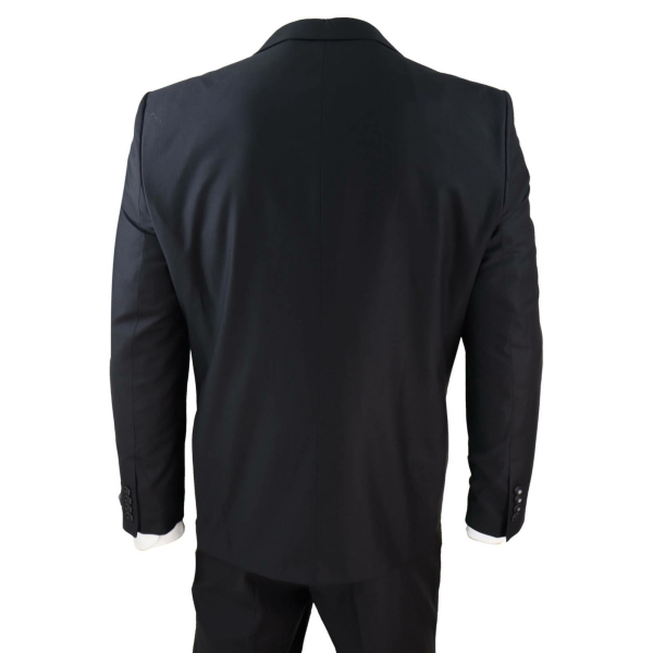 Mens Classic Black 3 Piece Suit