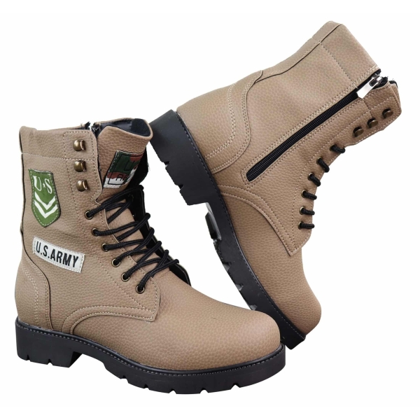 Mens U.S. Army Style Ankle Boots