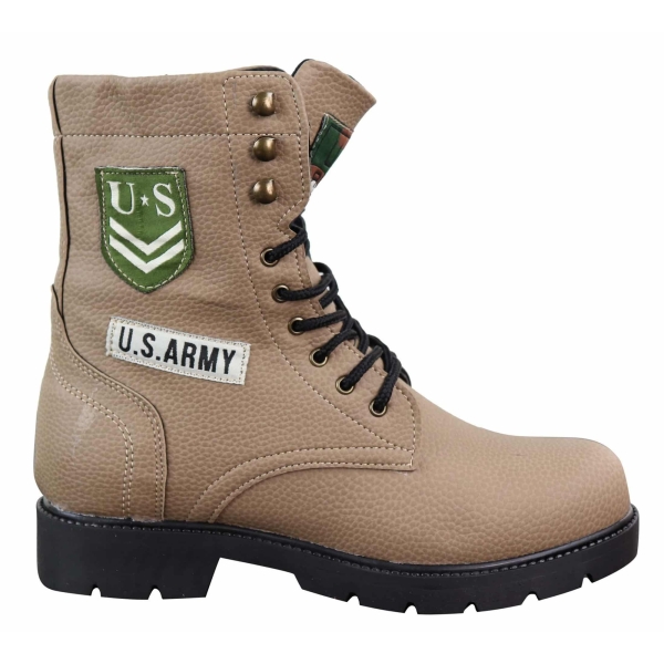 Mens U.S. Army Style Ankle Boots