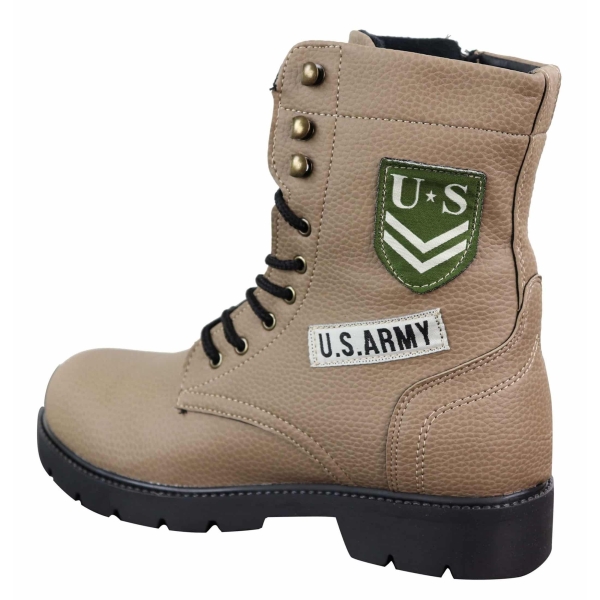 Mens U.S. Army Style Ankle Boots