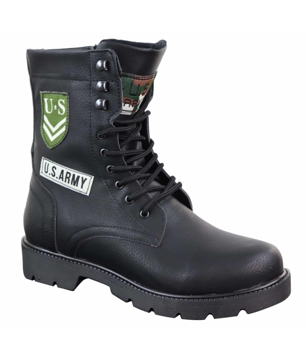 Mens U.S. Army Style Ankle Boots