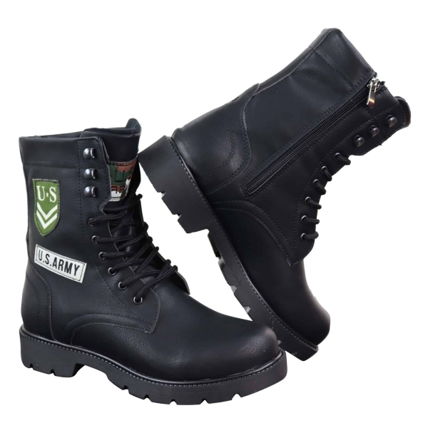 Mens U.S. Army Style Ankle Boots