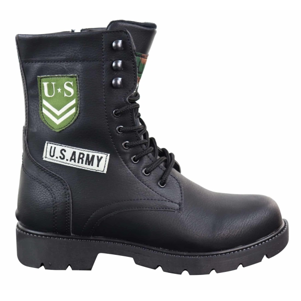 Mens U.S. Army Style Ankle Boots