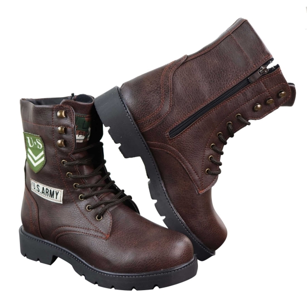 Mens U.S. Army Style Ankle Boots