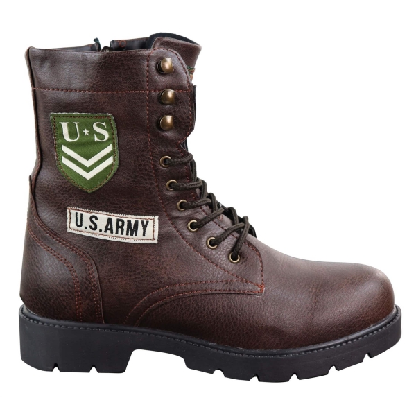 Mens U.S. Army Style Ankle Boots