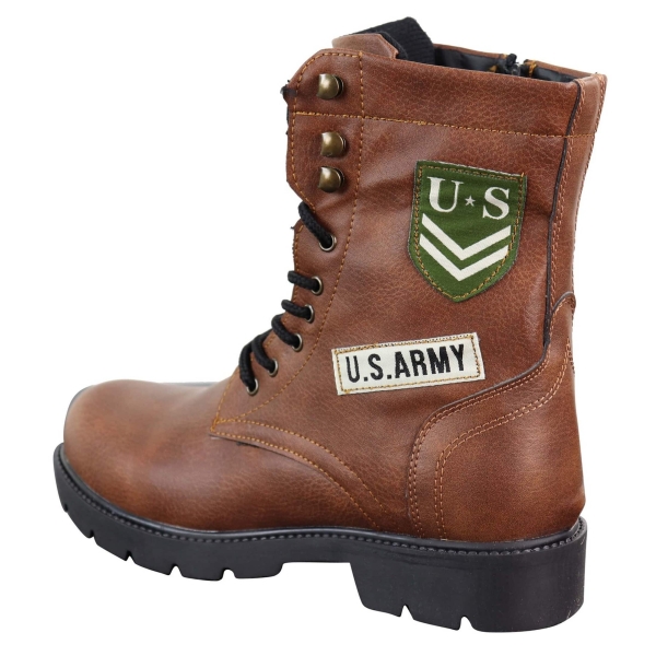 Mens U.S. Army Style Ankle Boots