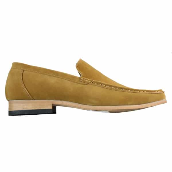 Patron 5588 Mens Smart Casual Slip On Square Suede Shoes Italian