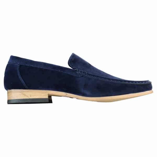 Patron 5588 Mens Smart Casual Slip On Square Suede Shoes Italian