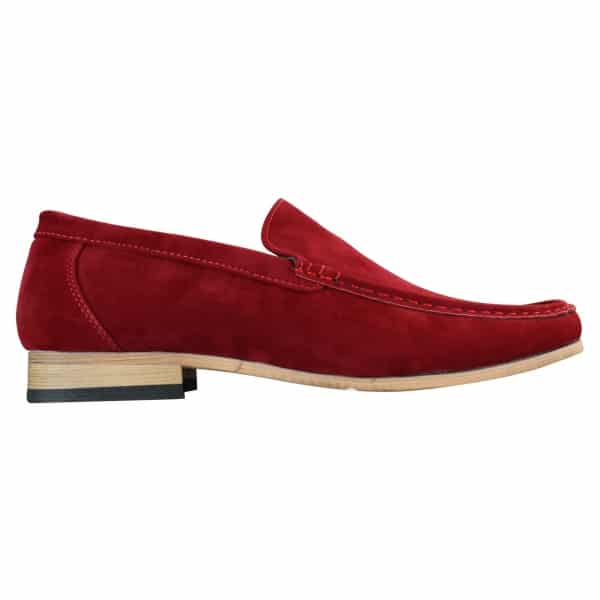 Patron 5588 Mens Smart Casual Slip On Square Suede Shoes Italian