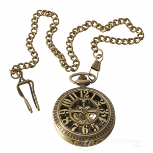 Vintage Peaky Blinders Mechanical Pocket Watch-Gold