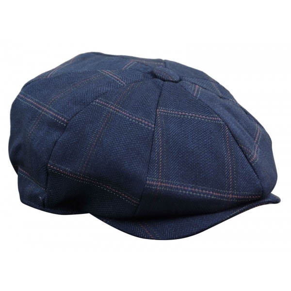 Men's 8 Panel Peaky BlindersTweed Flat Cap - Cavani Connall