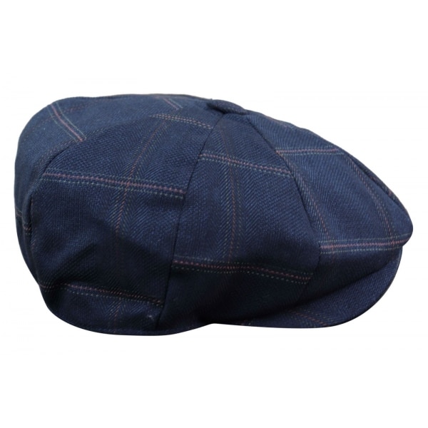 Men's 8 Panel Peaky BlindersTweed Flat Cap - Cavani Connall