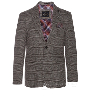 Cavani Dominic – Mens Brown Smart Vintage Blazer