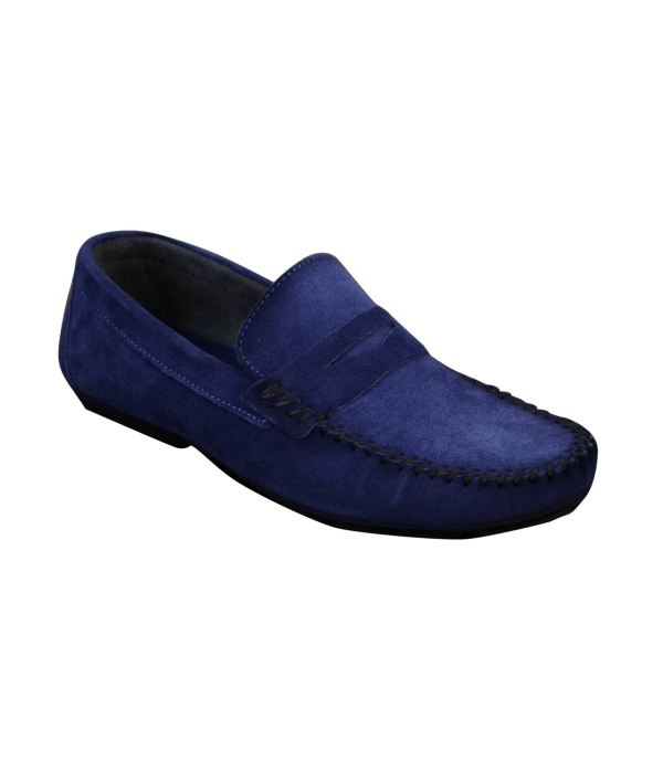 Mens Real Suede Washed Designer Slip On Loafers Moccasins Smart Casual Shoes