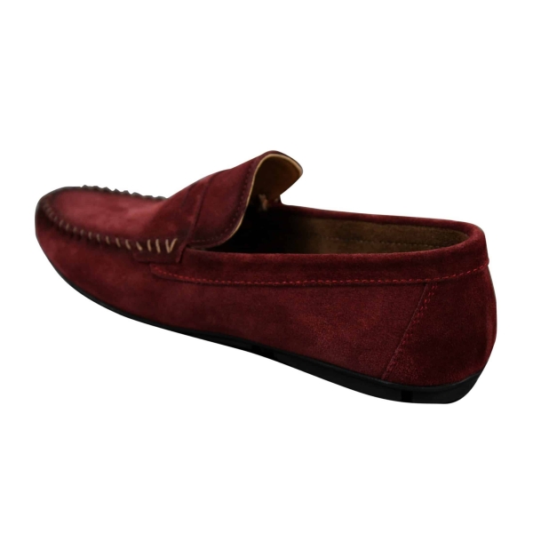 Mens Real Suede Washed Designer Slip On Loafers Moccasins Smart Casual Shoes