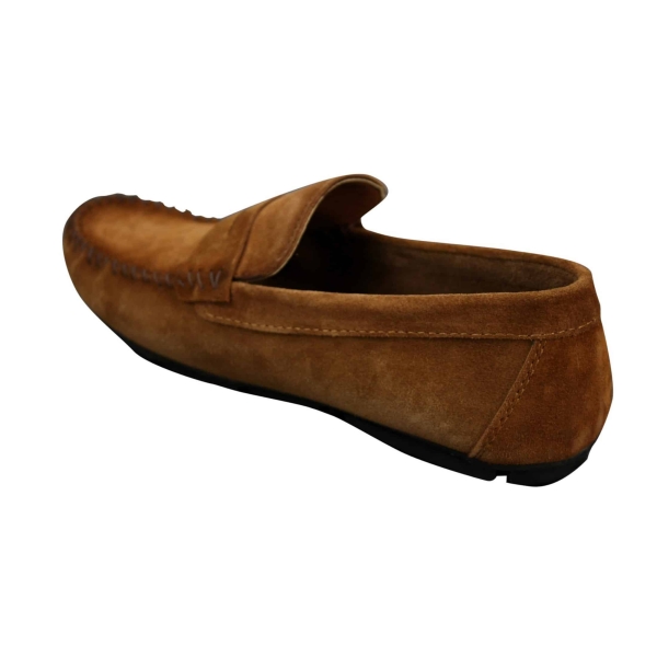 Mens Real Suede Washed Designer Slip On Loafers Moccasins Smart Casual Shoes