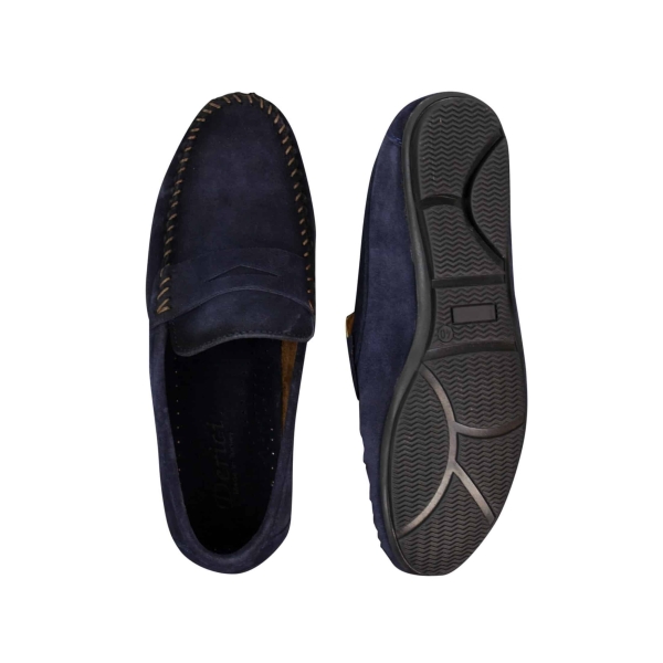 Mens Real Suede Washed Designer Slip On Loafers Moccasins Smart Casual Shoes