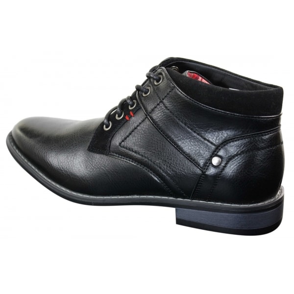 EL0603 - Mens Short Ankle Leather Military Boots