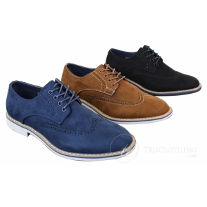 Elong EL0635 – Mens Smart Casual Suede Nubuck Leather Brogues