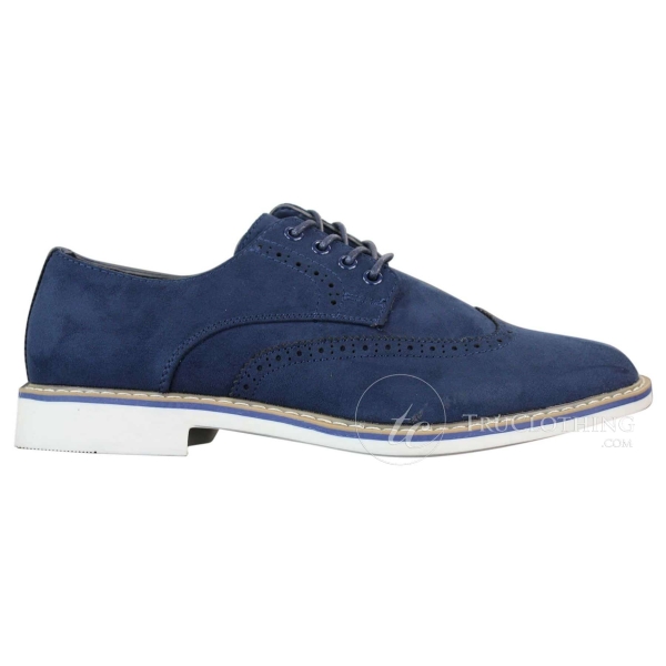 Elong EL0635 - Mens Smart Casual Suede Nubuck Leather Brogues