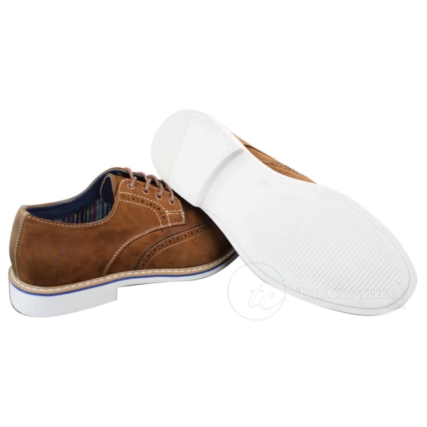 Elong EL0635 - Mens Smart Casual Suede Nubuck Leather Brogues