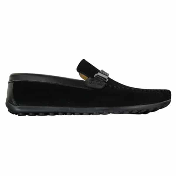 Galax ZD71 - Mens Slip On Suede PU Leather Driving Shoes Buckle Moccasin Casual