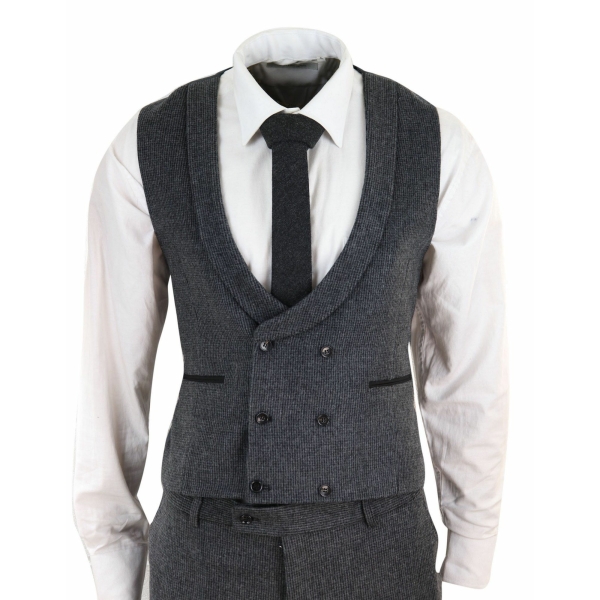 Grey Tweed 3 Piece Suit