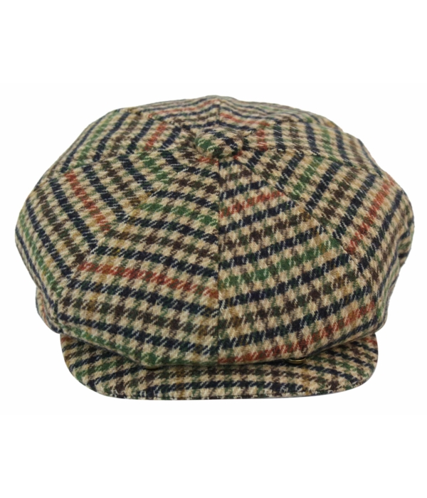 Men Classic Check Newsboy Cap