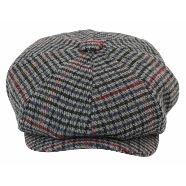 Men Classic Check Newsboy Cap