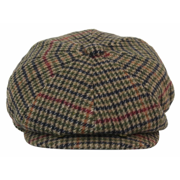 Men Classic Check Newsboy Cap