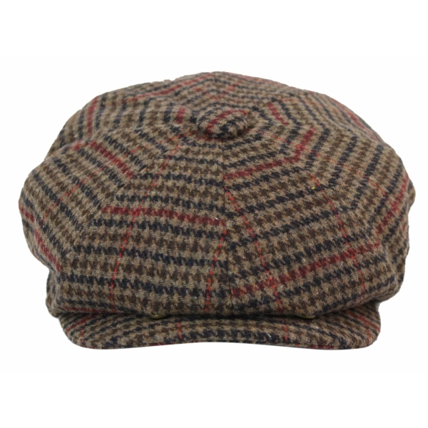 Men Classic Check Newsboy Cap