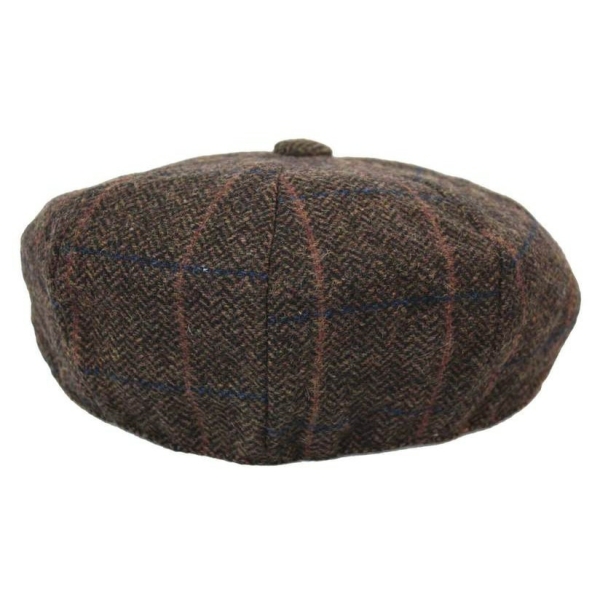 Mens Vintage Tweed Peaky Blinders Hat