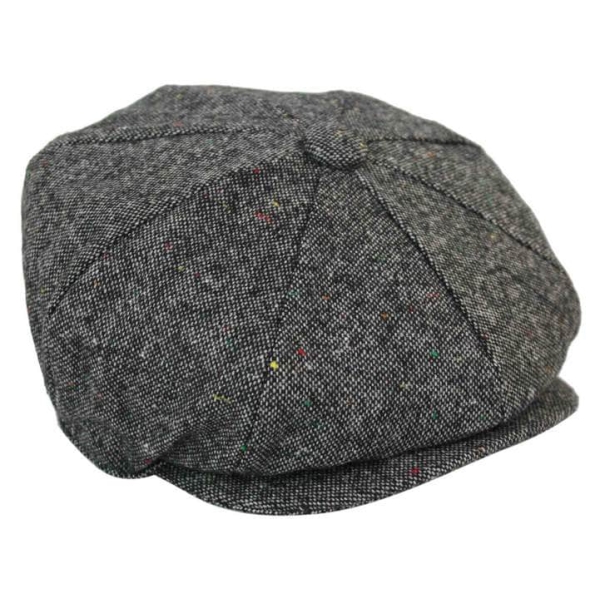 Mens Vintage Tweed Peaky Blinders Hat