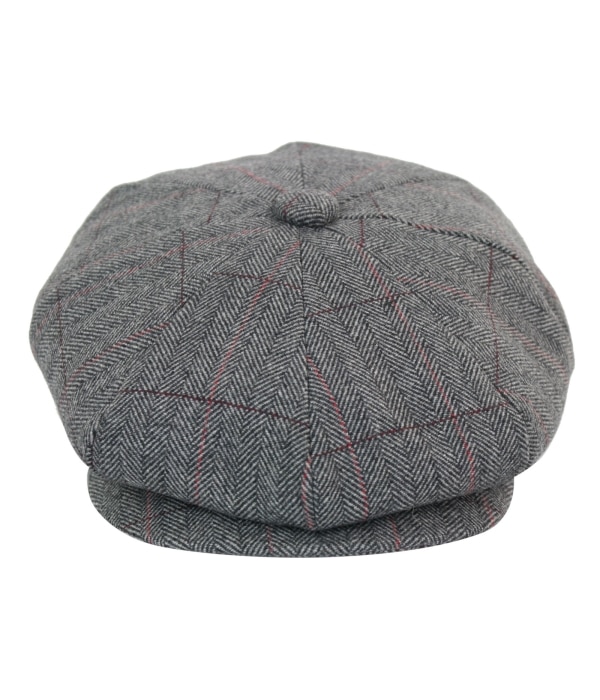 Mens Tweed Check Peaky Blinders Cap