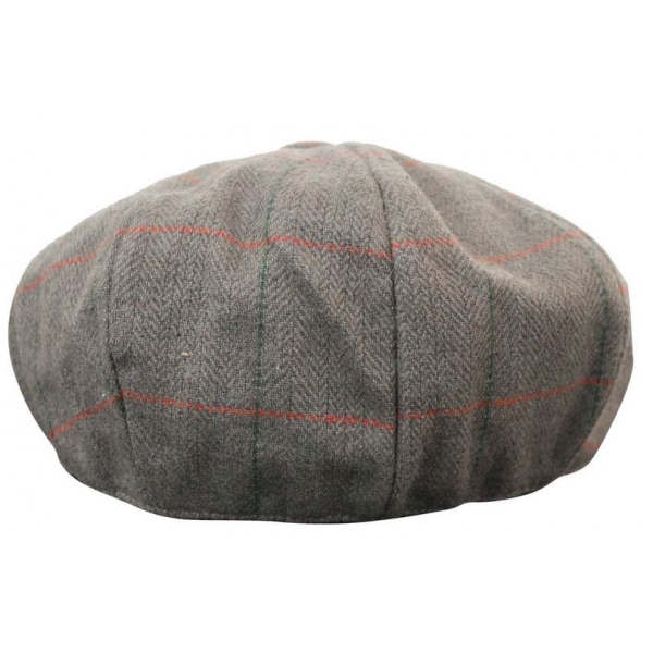 Mens Tweed Check Peaky Blinders Cap