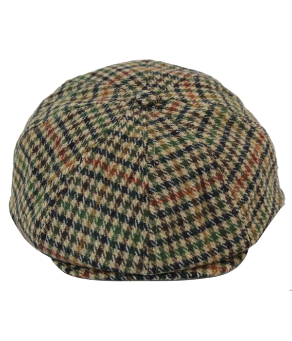 Men's Tweed 8 Panel Newsboy Hat