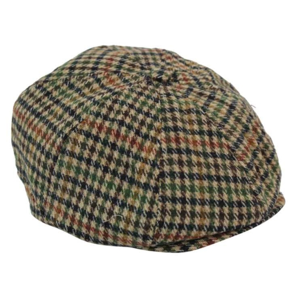 Men's Tweed 8 Panel Newsboy Hat