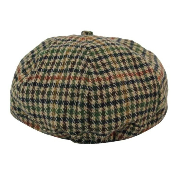 Men's Tweed 8 Panel Newsboy Hat