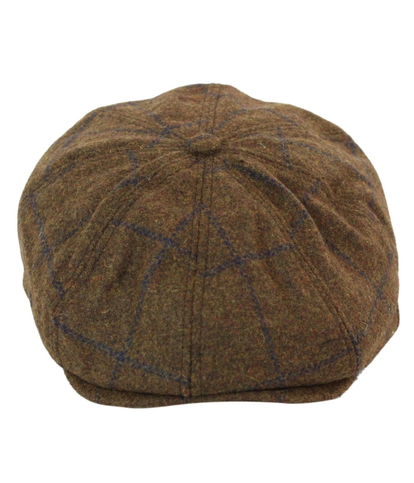 Men's Tweed 8 Panel Newsboy Hat