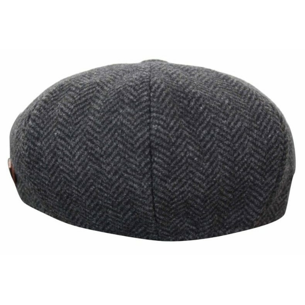 HT6316 - Mens Herringbone Tweed Peaky Blinders Hat