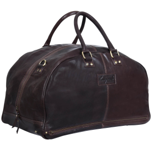 Mens Hand Made Real Leather Travel Bag – Brown