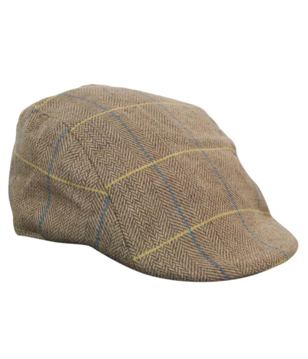 Marc Darcy DX7 Mens Tweed Vintage Retro Grandad Flat Caps Hats Peaky Blinders Check Classic