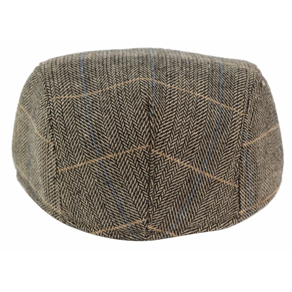 Marc Darcy DX7 Mens Tweed Vintage Retro Grandad Flat Caps Hats Peaky Blinders Check Classic