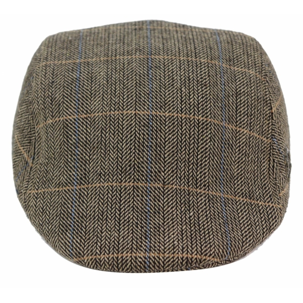 Marc Darcy DX7 Mens Tweed Vintage Retro Grandad Flat Caps Hats Peaky Blinders Check Classic