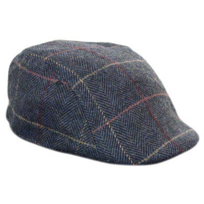 Marc Darcy Eton Mens Tweed Vintage Retro Grandad Flat Caps Hats Peaky Blinders Check Classic