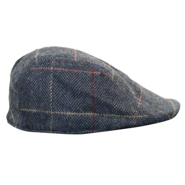 Marc Darcy Eton Mens Tweed Vintage Retro Grandad Flat Caps Hats Peaky Blinders Check Classic