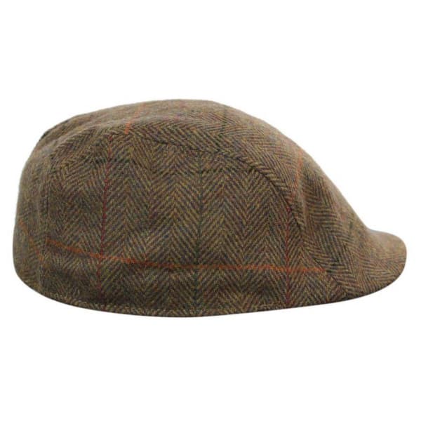 Marc Darcy Nelson Mens Tweed Vintage Retro Grandad Flat Caps Hats Peaky Blinders Check Classic